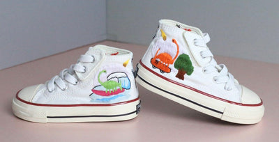 Dinosaur Playtime Converse Embroidery