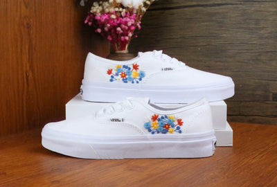 Wildflower Vans Embroidery