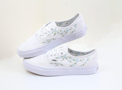 Forget Me Not Vans Embroidery