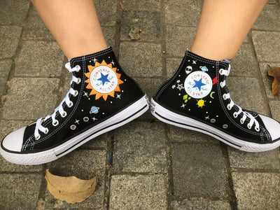 Astronaut Rocket Converse Embroidery