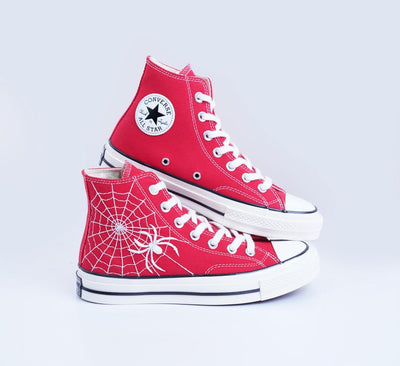 Spider Web Converse Embroidery