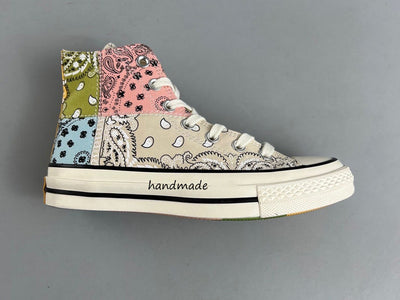 Bandana Patchwork Converse Embroidery