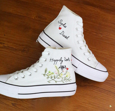 Happily Ever After Converse Embroidery