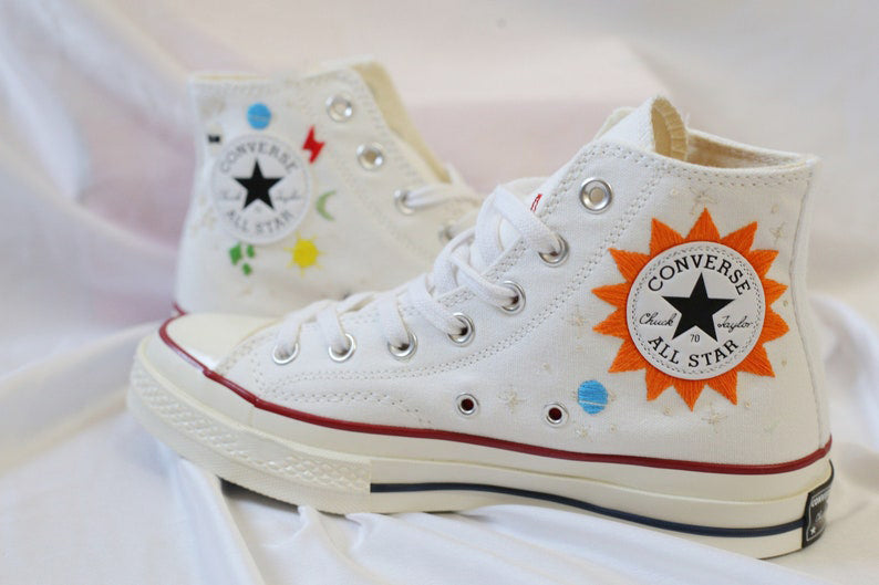 Rocket Ship Converse Embroidery