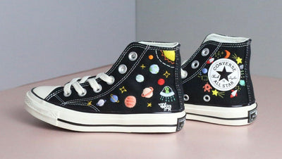 Space Planets Converse Embroidery