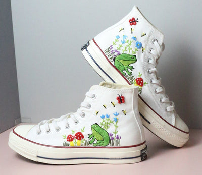 Frog Meadow Converse Embroidery