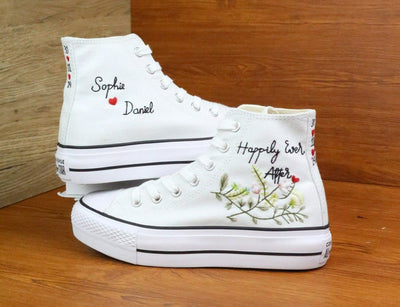 Happily Ever After Converse Embroidery