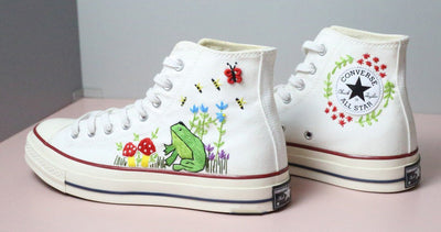 Frog Meadow Converse Embroidery