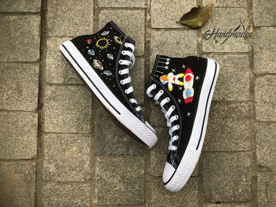 Astronaut Rocket Converse Embroidery