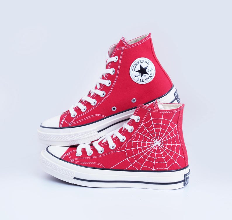 Spider Web Converse Embroidery