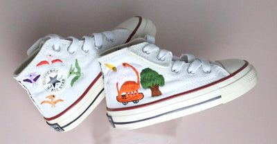 Dinosaur Playtime Converse Embroidery