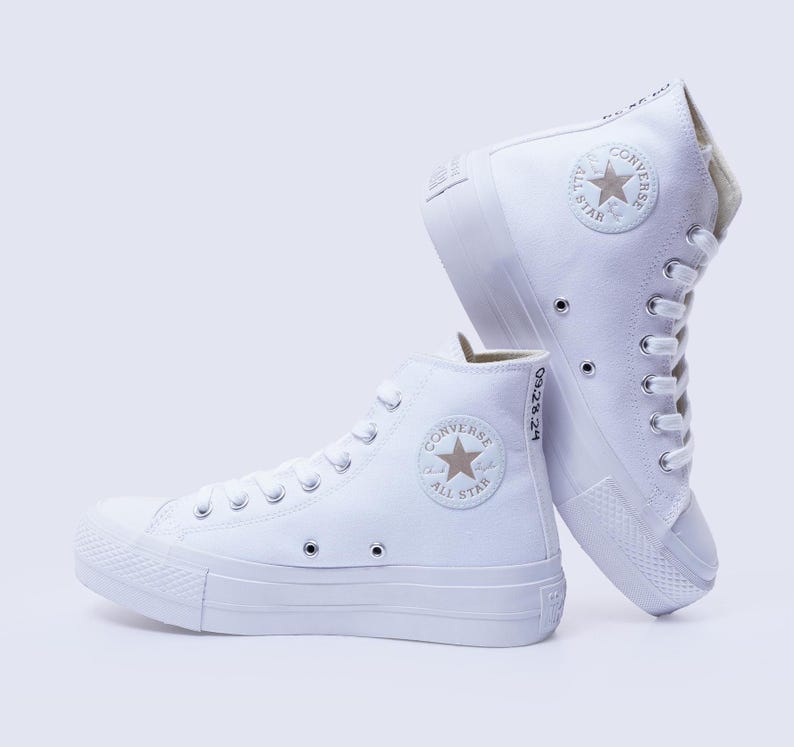 Personalized Bride Name Converse Embroidery