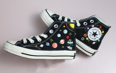 Space Planets Converse Embroidery