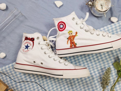 Groot & Infinity Gauntlet Converse Embroidery