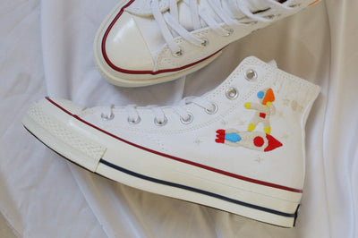 Rocket Ship Converse Embroidery