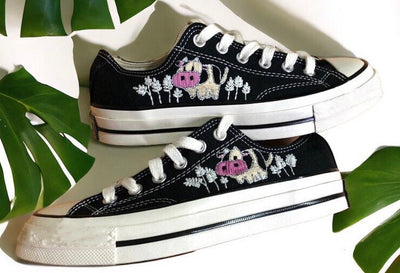 Cow Pasture Converse Embroidery