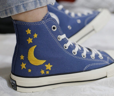 Moon Stars Converse Embroidery