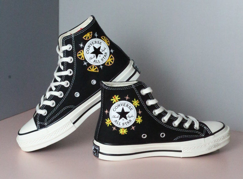 Starry Snake Converse Embroidery