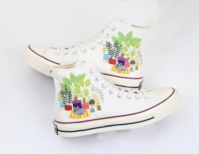 Houseplant Garden Converse Embroidery