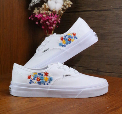 Wildflower Vans Embroidery