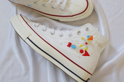 Rocket Ship Converse Embroidery