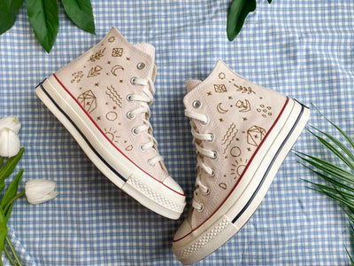 Moon & Star Converse Embroidery