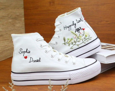 Happily Ever After Converse Embroidery