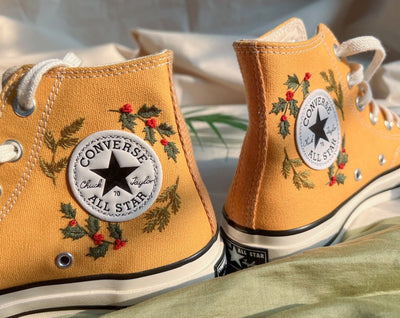 Christmas Ornaments Converse Embroidery