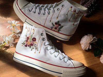 String Lights Bouquet Converse Embroidery