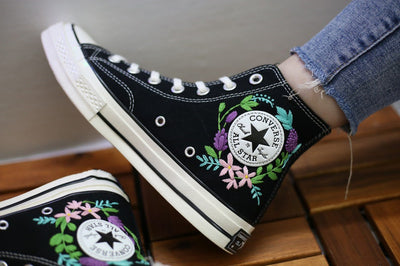 Frog Clover Converse Embroidery