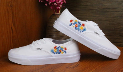 Wildflower Vans Embroidery