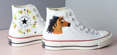 Horse Head Converse Embroidery
