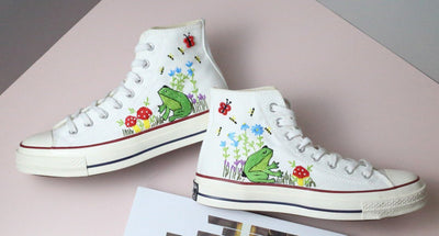 Frog Meadow Converse Embroidery