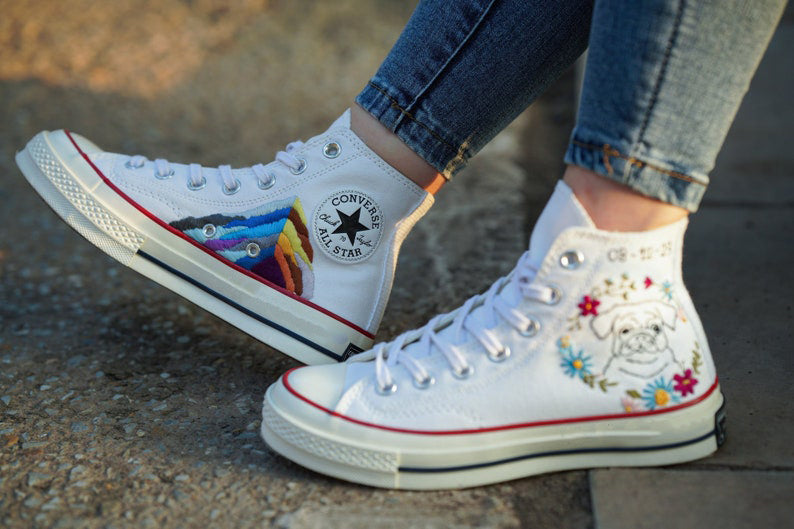 Dolphin Reef Converse Embroidery