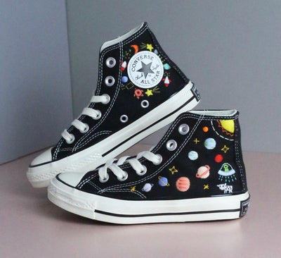 Space Planets Converse Embroidery