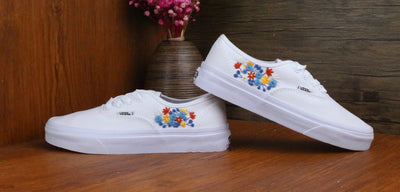 Wildflower Vans Embroidery