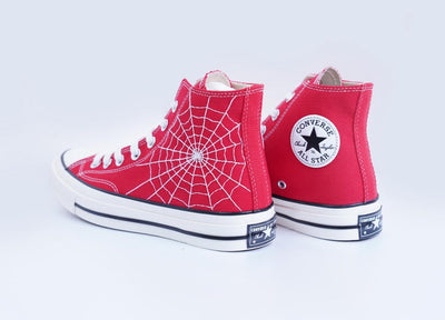 Spider Web Converse Embroidery