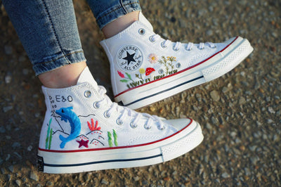 Dolphin Reef Converse Embroidery
