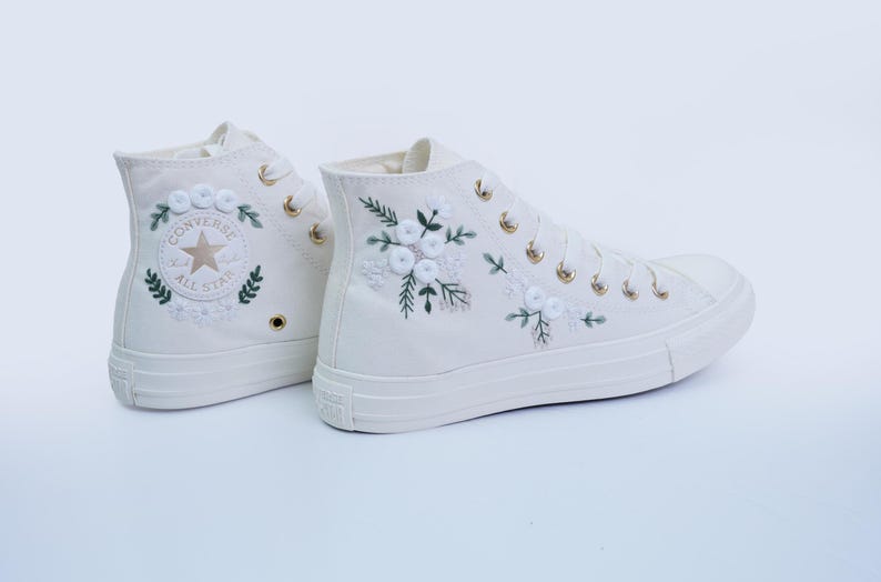 Custom Wedding Converse Sneakers