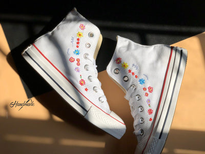 Wildflower Sprinkle Converse Embroidery