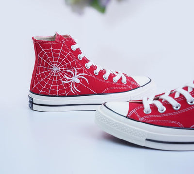 Spider Web Converse Embroidery