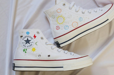 Rocket Ship Converse Embroidery