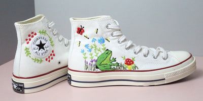 Frog Meadow Converse Embroidery