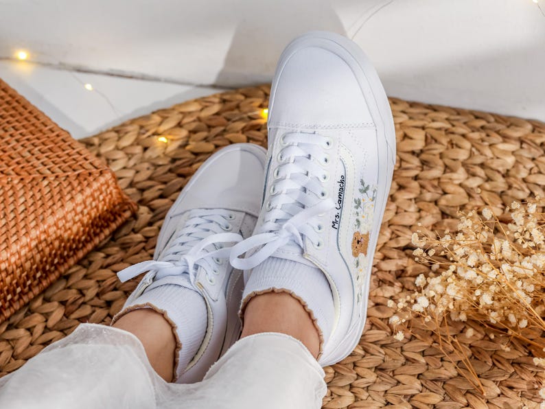 Puppy Wedding Converse Embroidery