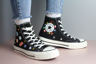 Space Planets Converse Embroidery