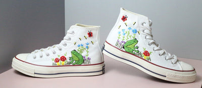 Frog Meadow Converse Embroidery