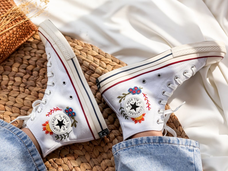 Underwater World Converse Embroidery