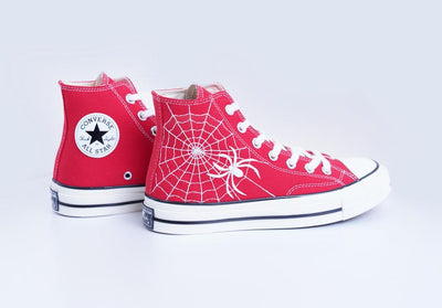 Spider Web Converse Embroidery