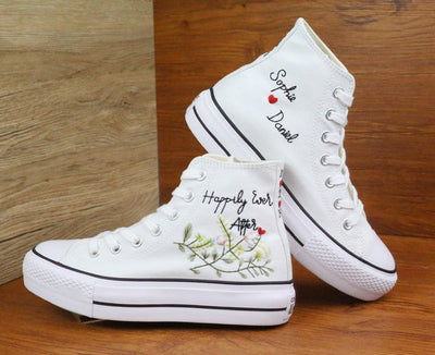 Happily Ever After Converse Embroidery