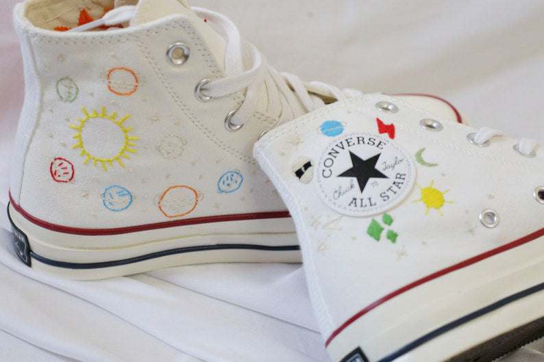 Rocket Space Converse Embroidery